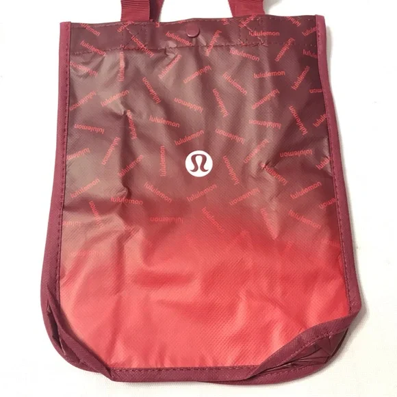 Lot of 5 Lululemon 2022 Reusable Holiday Shopping Tote Bag Ombré Pattern… - Picture 2 of 4